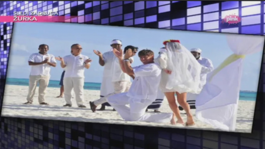 Venčanje Slavice Ćukteraš na Maldivima