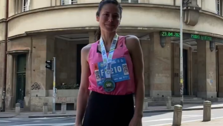 Ana Mihajlovski učestvovala na Beogradskom maratonu