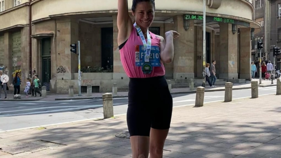 Ana Mihajlovski učestvovala na Beogradskom maratonu