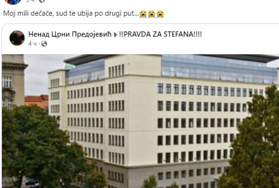 ZBOG OVOGA JE UBICI MALOG STEFANA SMANJENA KAZNA Svi detalji skandalozne odluke suda, otac i deda žrtve očajni: 