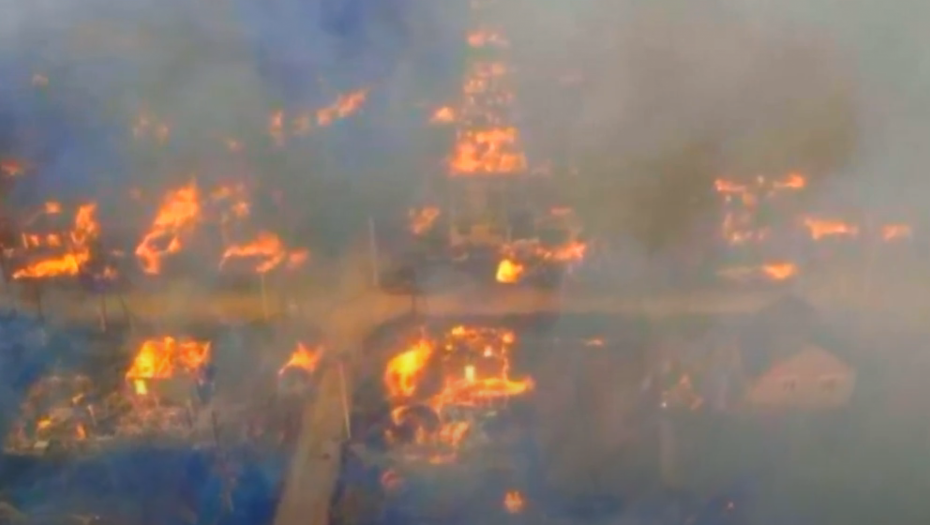 STRAVIČAN POŽAR U RUSIJI Izgoreo grad, stotine zgrada u plamenu! ima poginulih! (VIDEO)