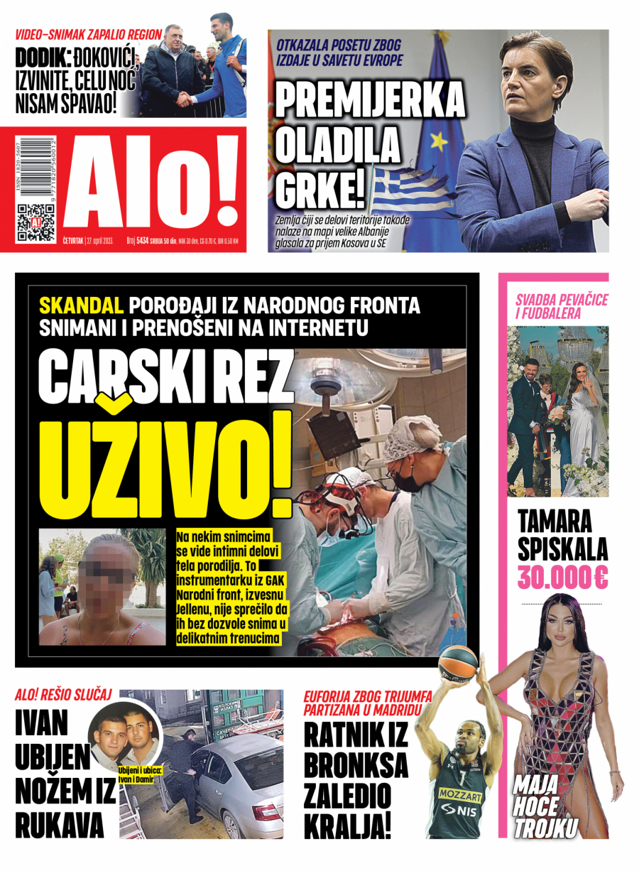 CARSKI REZ UŽIVO! Porođaji iz Narodnog fronta snimani i prenošeni na internetu