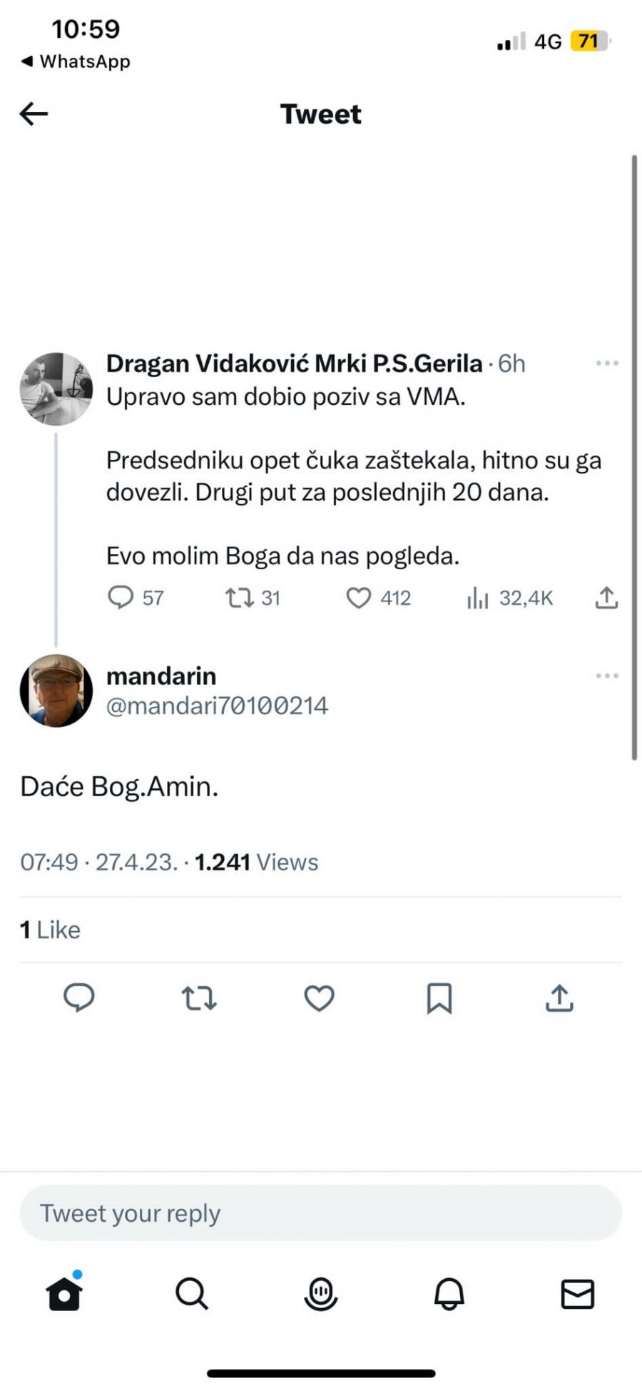 MOLI BOGA DA VUČIĆ UMRE Skandalozna retorika člana stranke Lutovca i Milivojevića (FOTO)