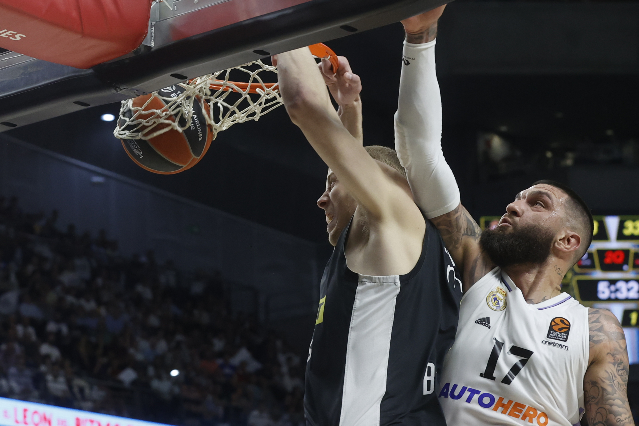 NESTVARNE SCENE U MADRIDU Partizan pobedio, utakmica nije trajala 40 minuta - još jedna pobeda vodi crno-bele na F4