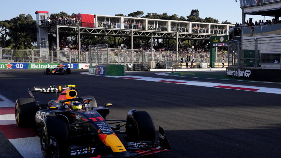 PRVI TRIJUMF U KARIJERI Perez slavio na sprintu u Bakuu