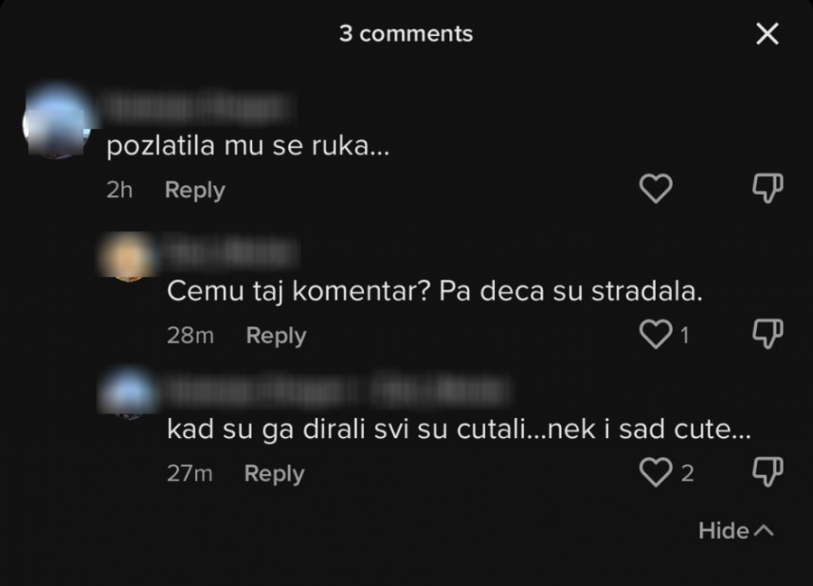 GROZOMORNI KOMENTARI NAKON HAPŠENJA K. K. Podržavaju dečaka i njegov strašan čin, da li je ovo normalno? (FOTO)