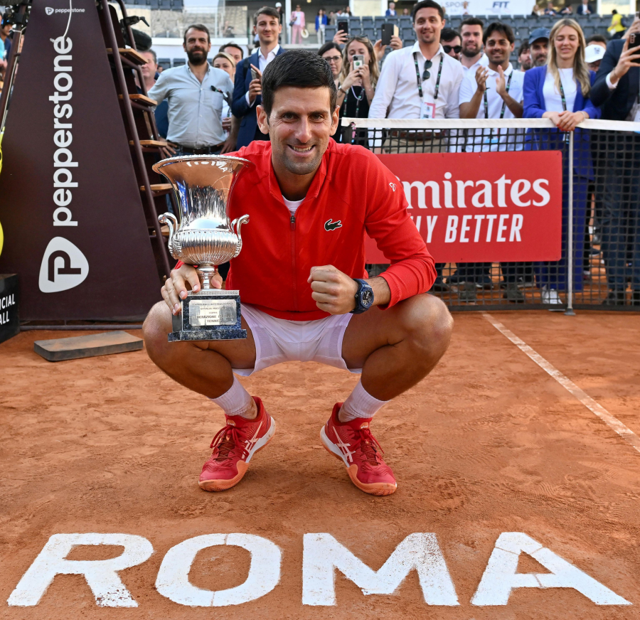 AVE, NOLE Đokovića obožavaju u Večnom gradu, i on voli Rim - najviše od devet jakih turnira