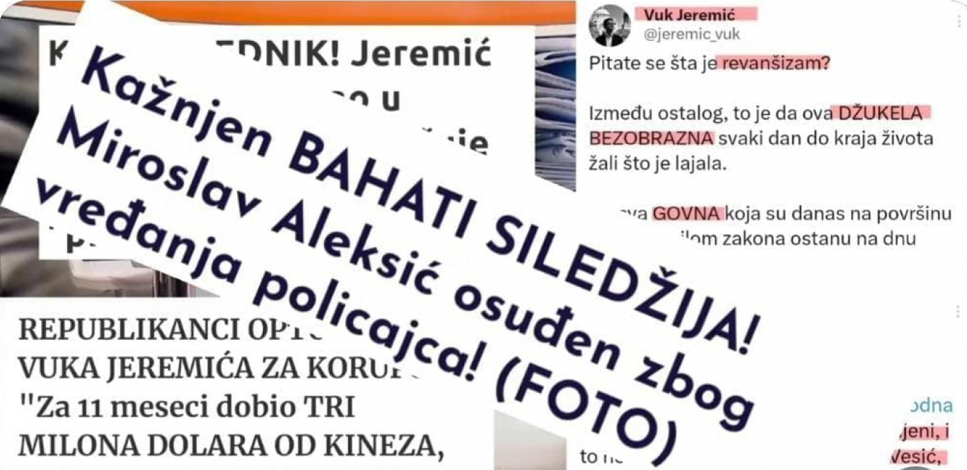 ALEKSIĆ NE SME U OGLEDALO DA SE POGLEDA, ALI ZNA DA BLATI DRUGE! Jeremićevac ponovo targetira (VIDEO)
