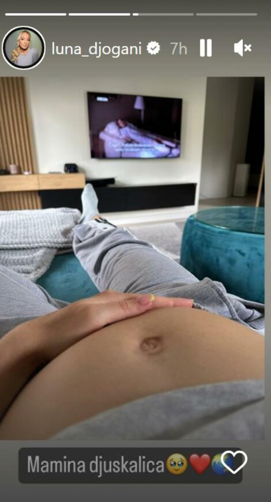 LUNA ĐOGANI POKAZALA TRUDNIČKI STOMAK Strogo je krila od javnosti da se nalazi u blagoslovenom stanju, a sada napravila presedan i raznežila sve (FOTO)