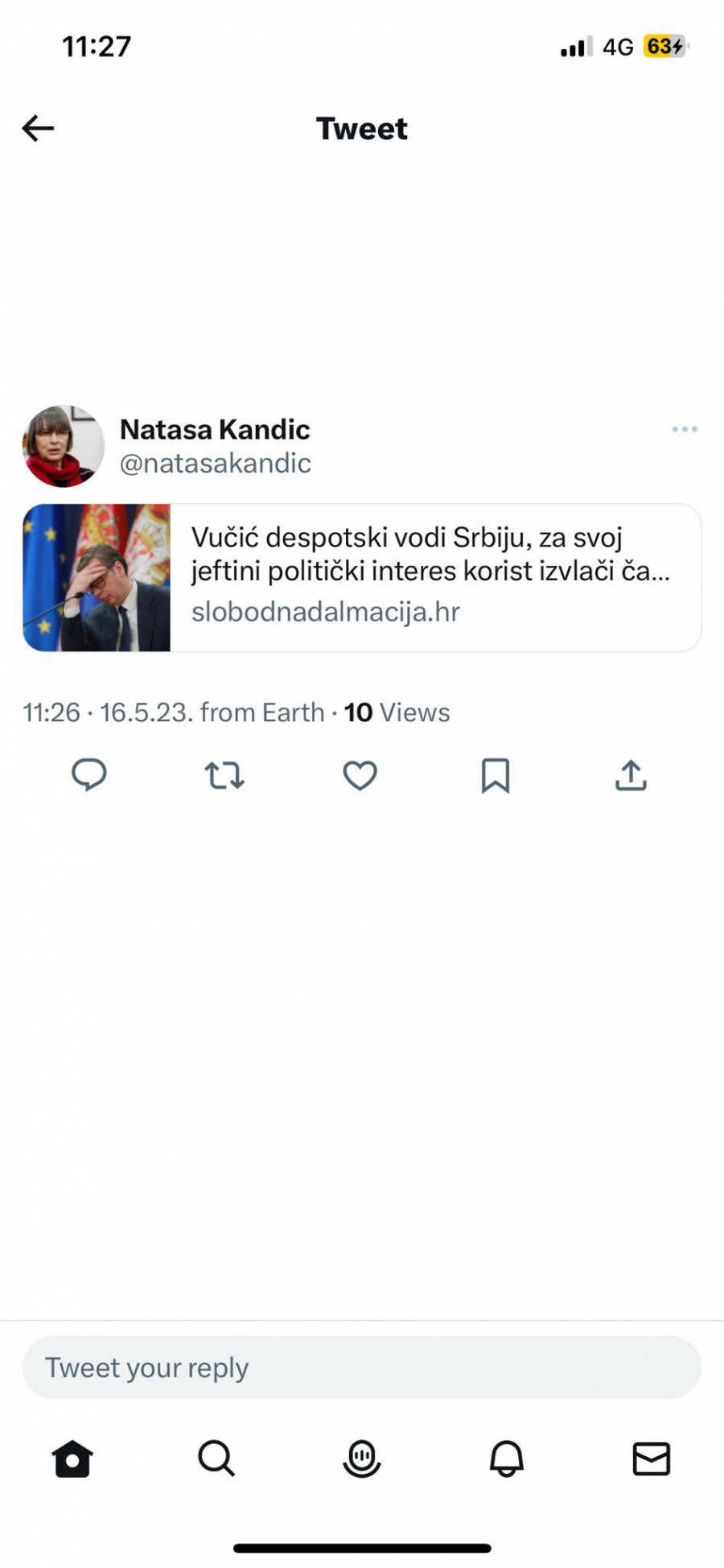 NATAŠA KANDIĆ I USTAŠE UDARILI NA SRBIJU Smenite Vučića, ne želi da prizna Kosovo! (FOTO)