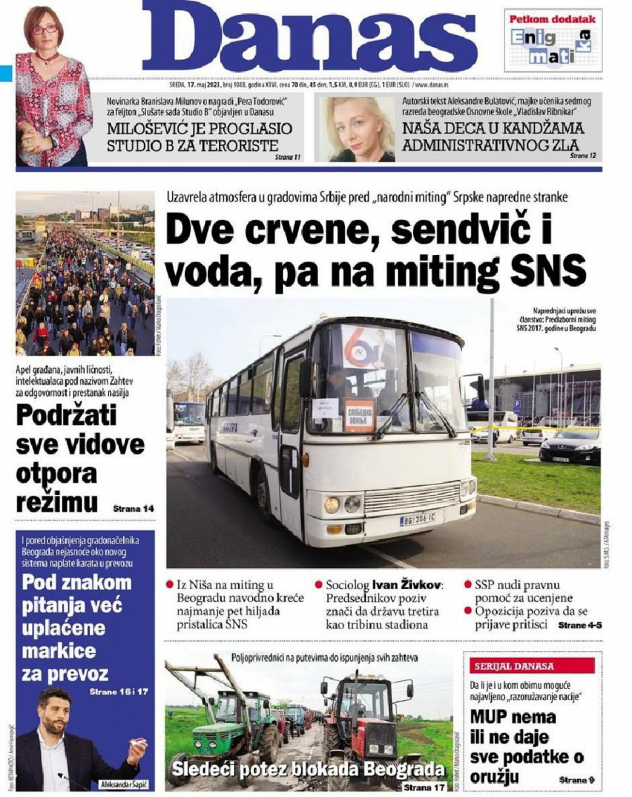 SKANDAL NAD SKANDALIMA Tajkun većinsku Srbiju želi da predstavi kao Srbiju jadnika i bednika bez stava!