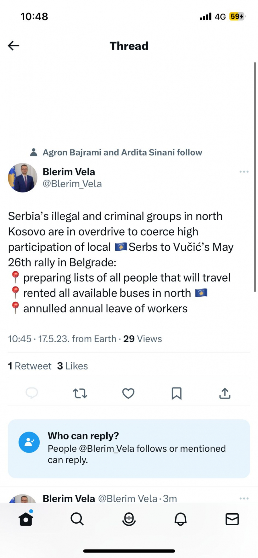 KURTIJEVI I VJOSINI JASTREBOVI: Moramo sprečiti Srbe da dođu 26. maja i pokažu koliko vole svoju zemlju (FOTO)