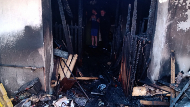 OD STANA OSTALO ZGARIŠTE Požar u zgradi u Užicu: Deca sprečila još veću tragediju (FOTO)