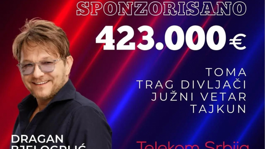 PROZIVAJU DRŽAVU, A NE GADE SE NA PARE Ovo su zarade glumaca u produkcijama koje je finansirao Telekom