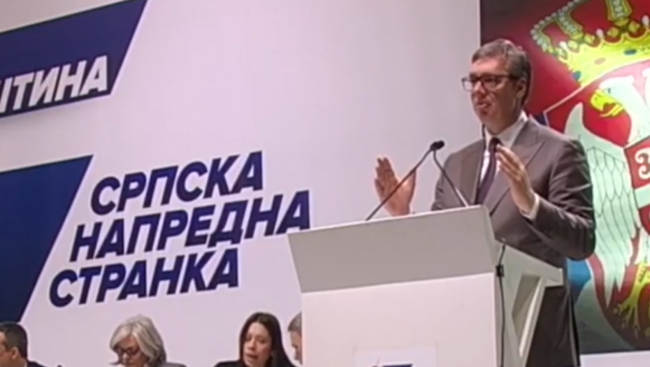 VUČEVIĆ NOVI PREDSEDNIK SNS! Usvojen predlog Vučića u Kragujevcu (VIDEO)