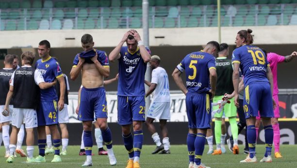 Verona isustila pobedu u 96. minutu i ostala bez važnih bodova u borbi za osptanak
