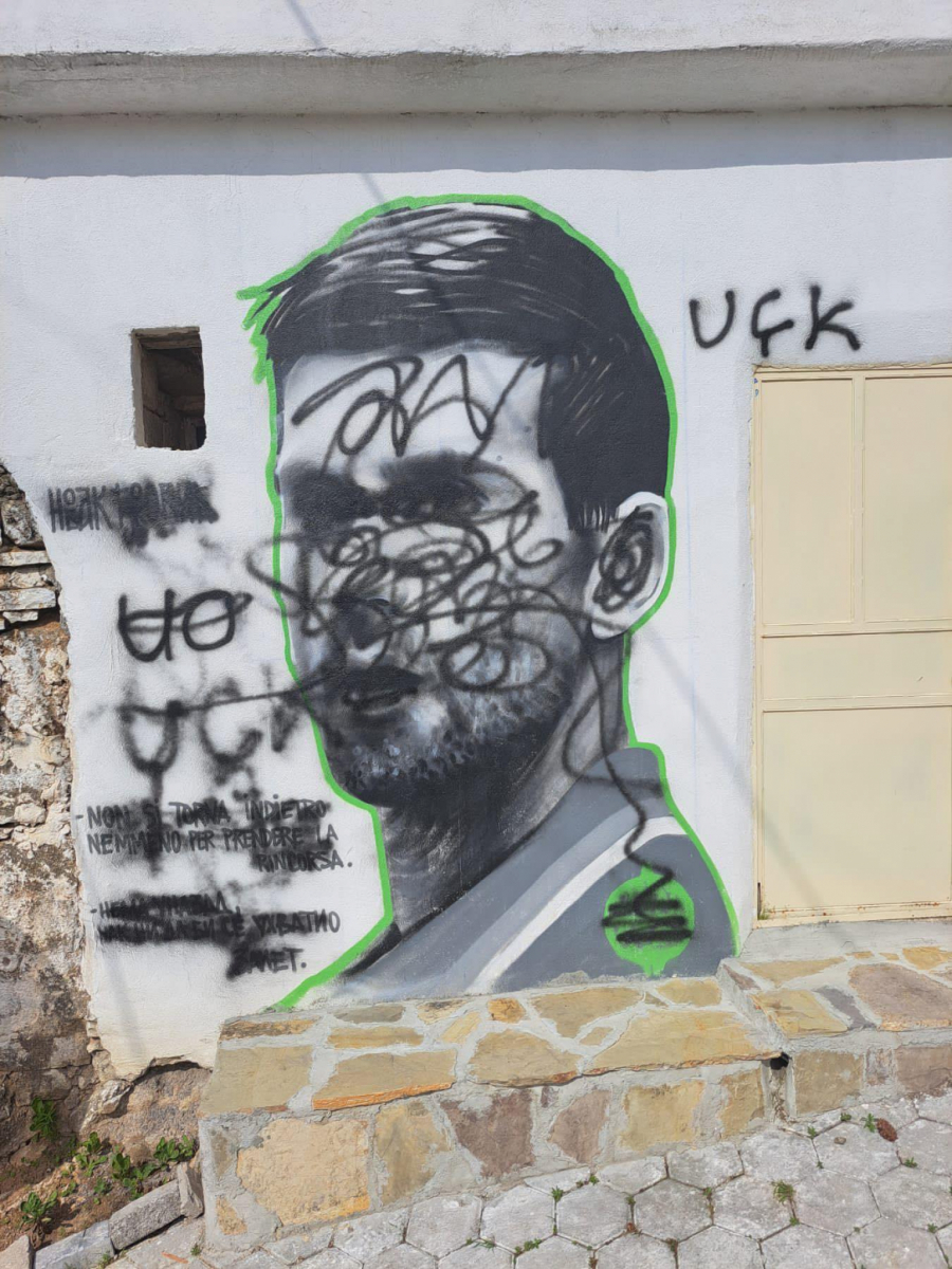 Mural Novaku Đokoviću