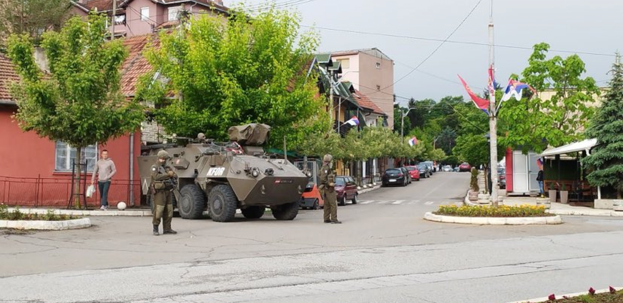 Protest Srba u Zvečanu