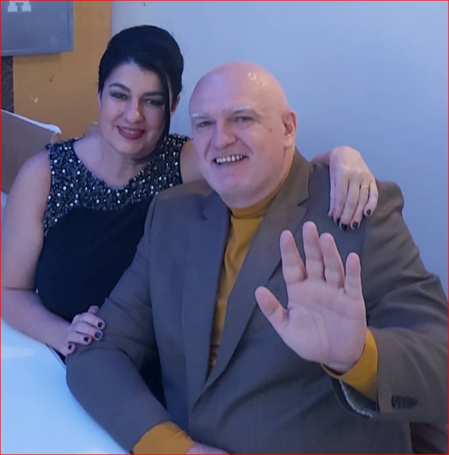 Saška Karan sa mužem