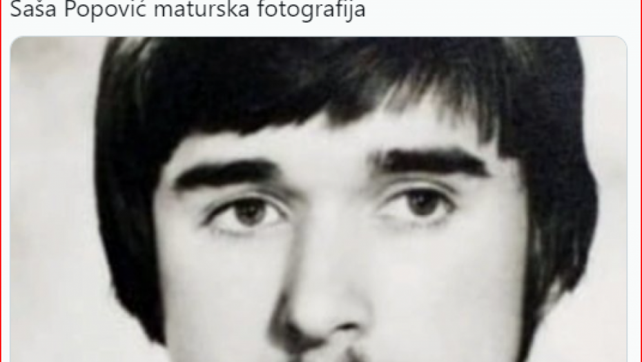 Saša Popović nekad i sad 