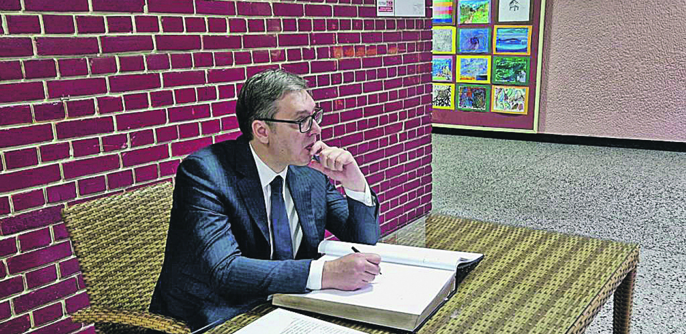 poseta Aleksandra Vučića školi Vladislav Ribnikar