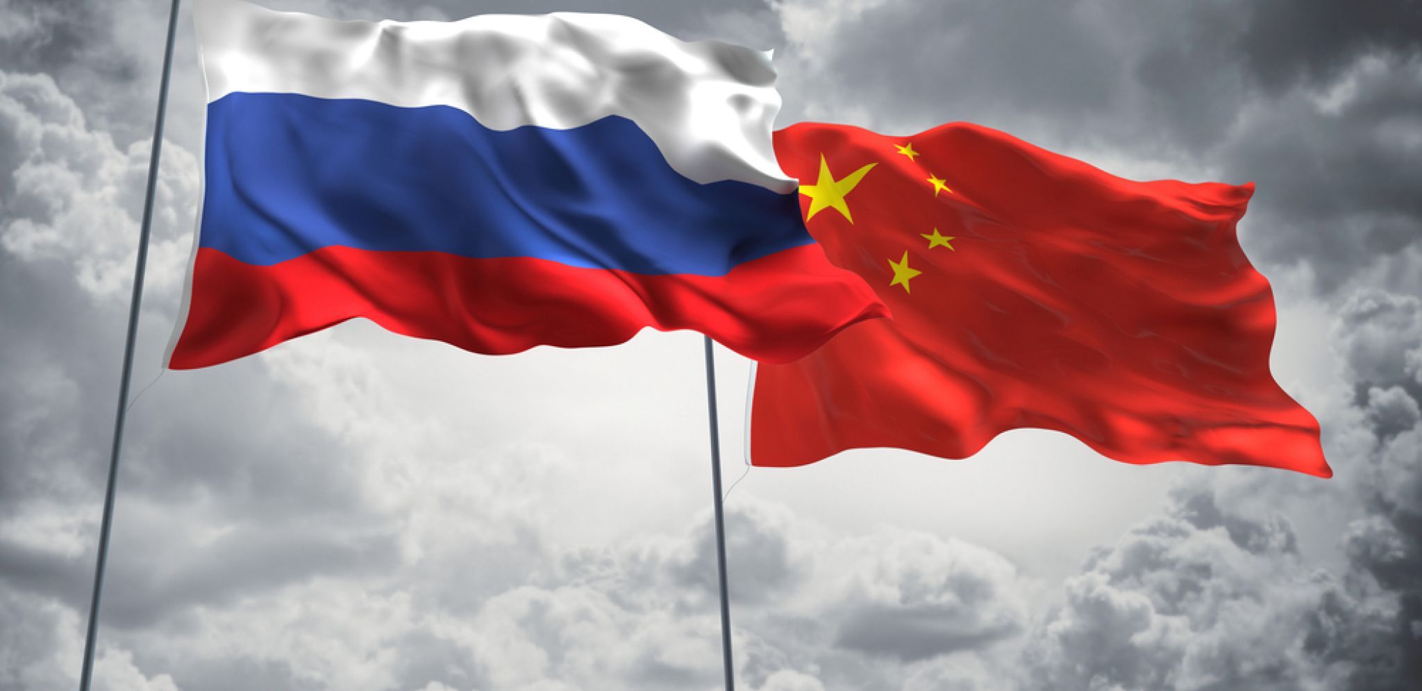 Rusija i Kina zastave