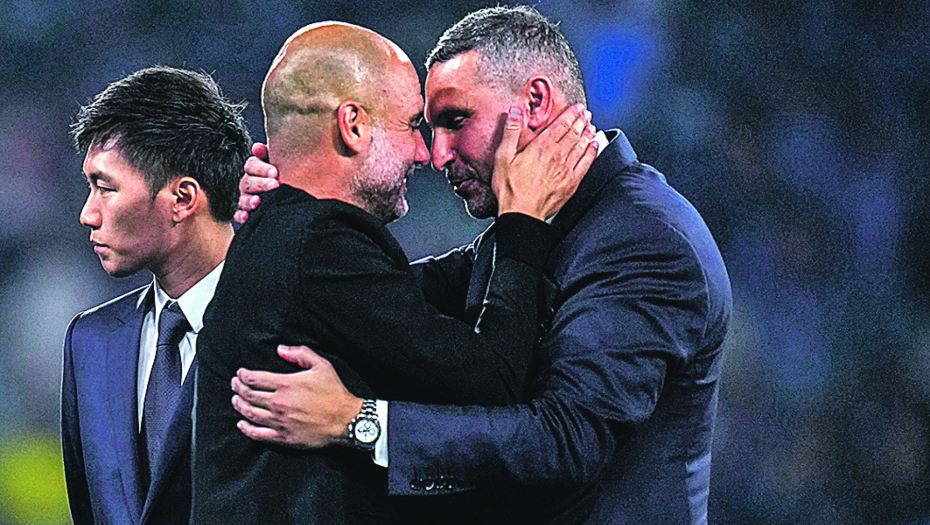 Pep Gvardiola i predsednik kluba Al Mubarak