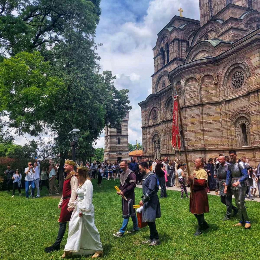 Srednjovekovno venčanje u Lazarici