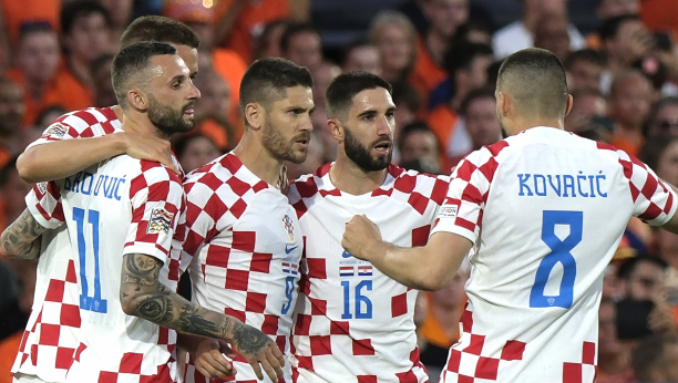 Detalj sa meča Holandija - Hrvatska