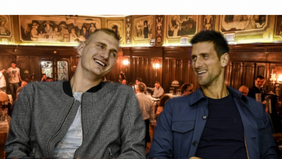 Novak Đoković i Nikola Jokić u kafani