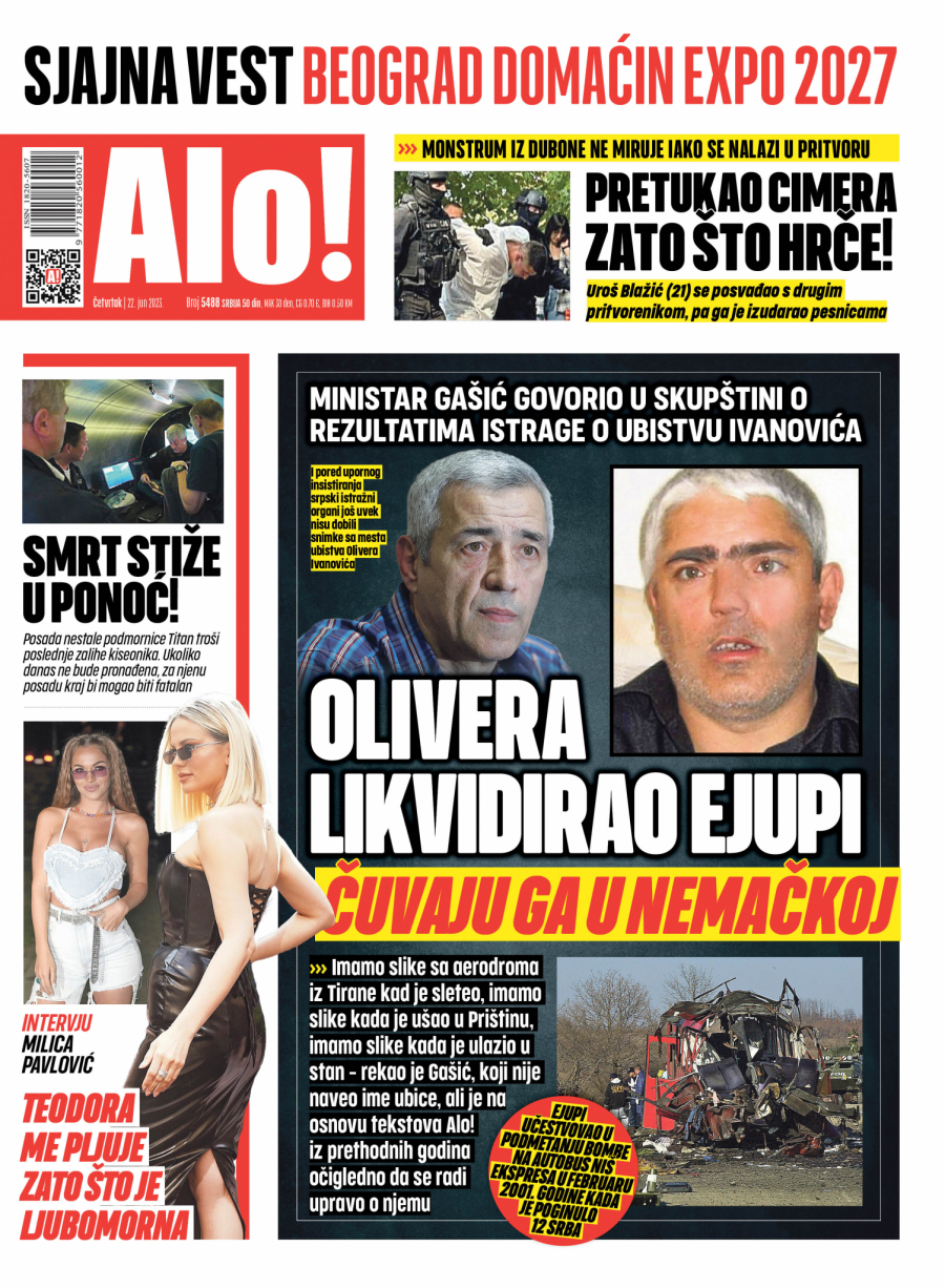 Naslovna strana Alo!