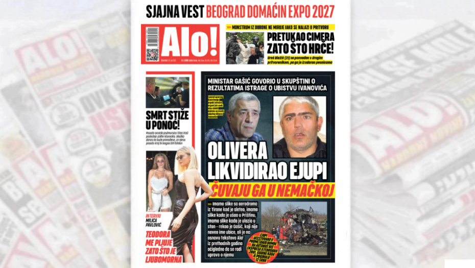 Naslovna strana Alo!