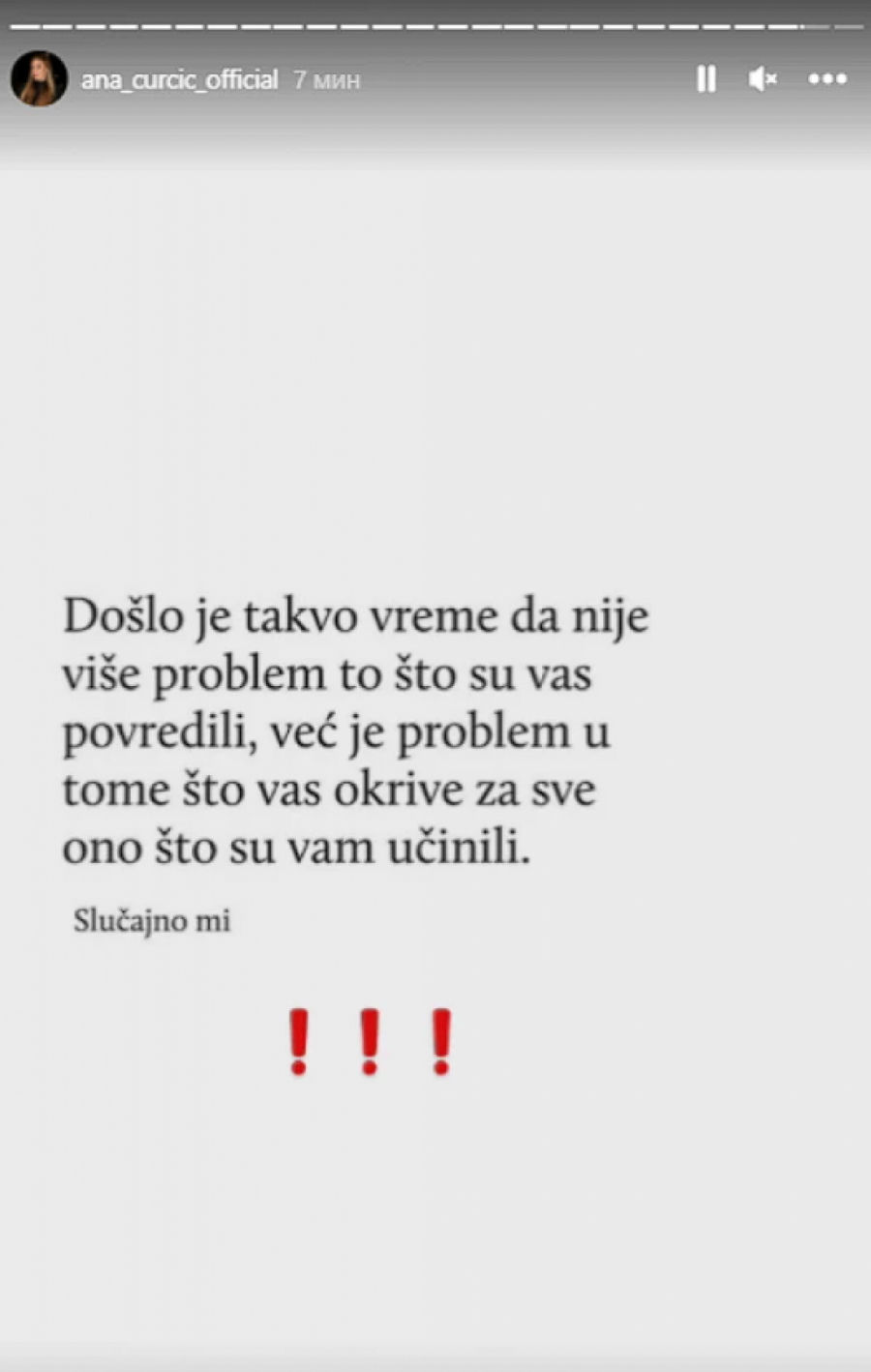 Ana se obratila Zvezdanu