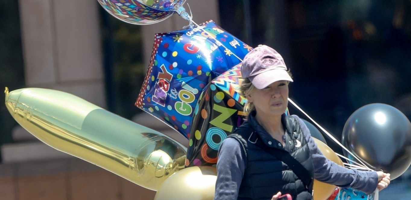 Rene Zelveger bez šminke