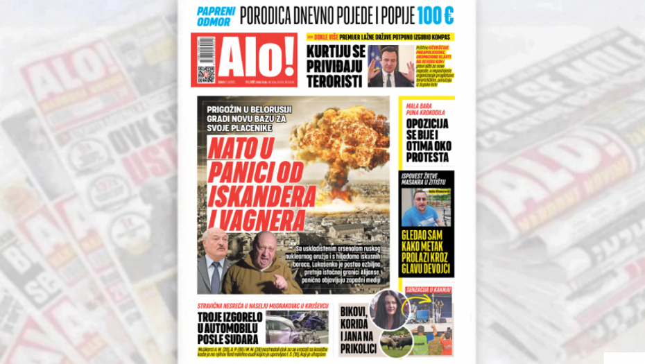 Alo! naslovna strana