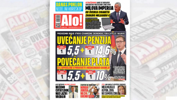 Alo! naslovna strana