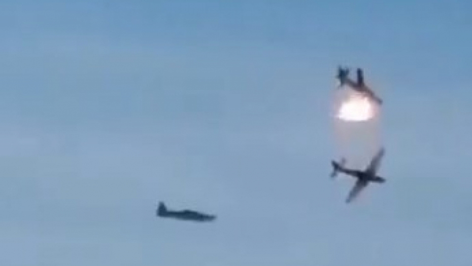 Sudar dva vojna aviona