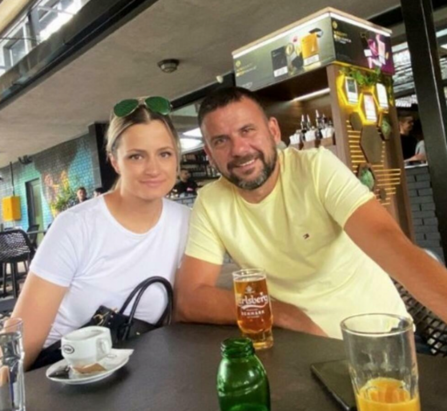 Mikica Bojanić sa ženom