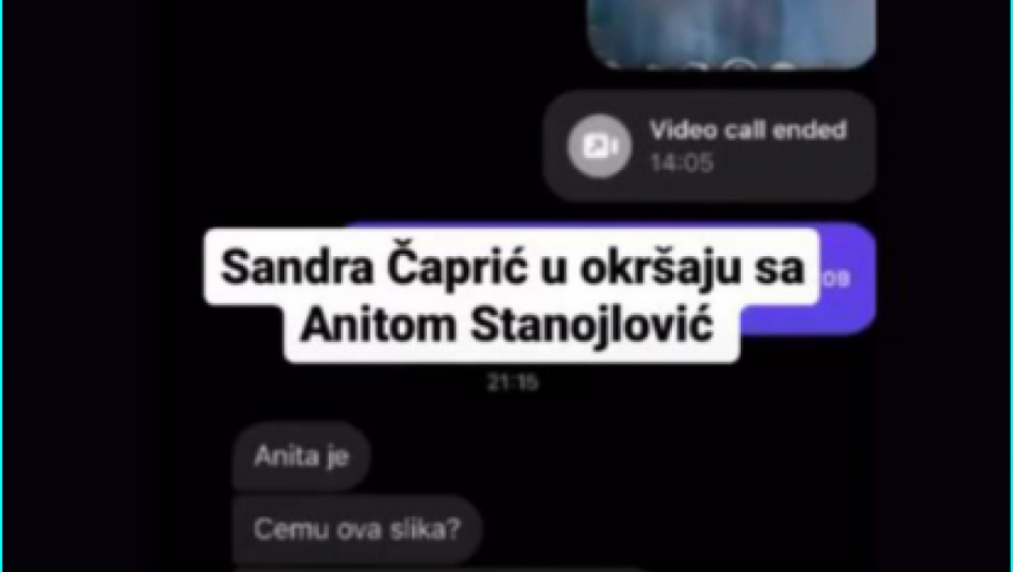 Sandra Čaprić objavila Anitine poruke 