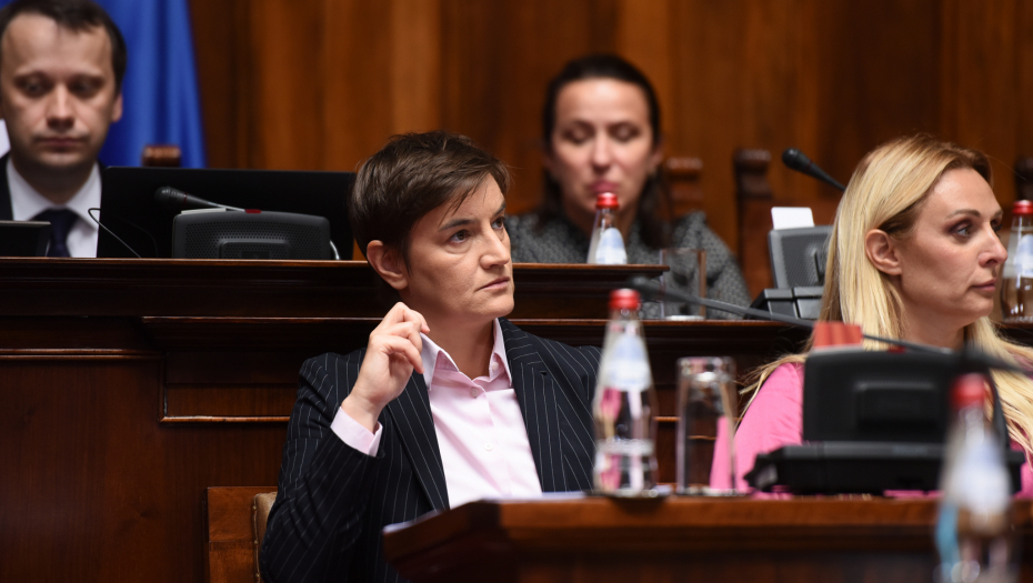 Ana Brnabić u Narodnoj skupštini