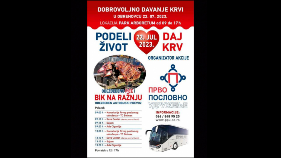 davanje krvi
