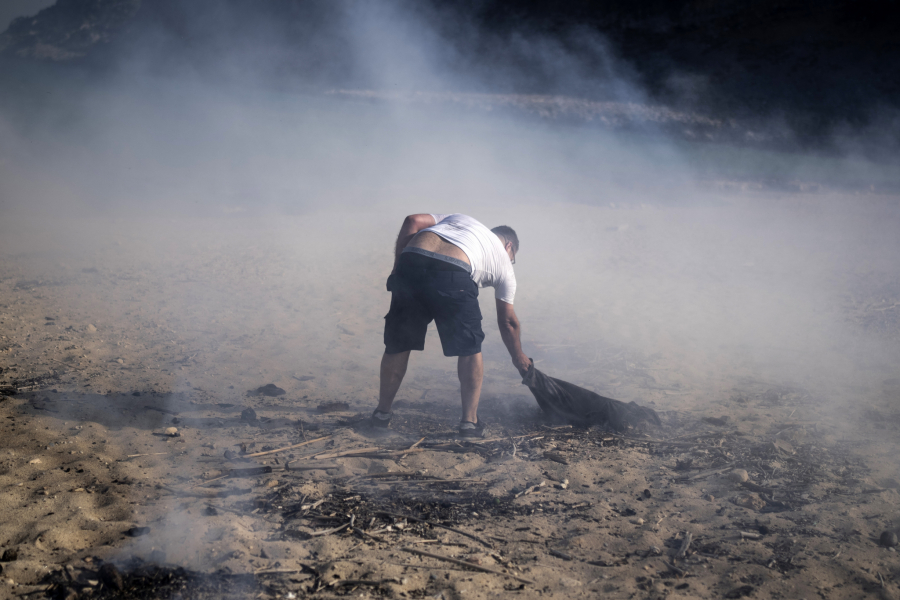 gašenje požara u grčkoj