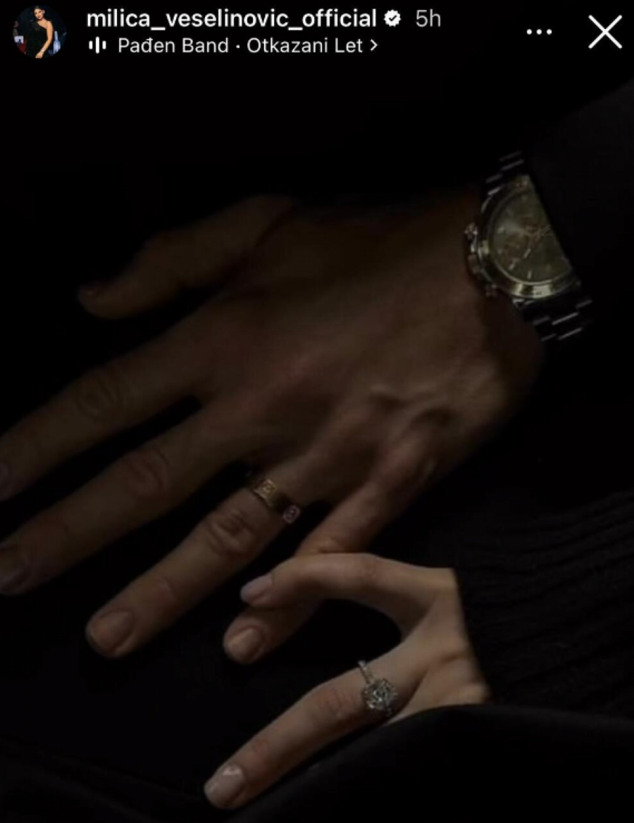 Milica Veselinović se verila