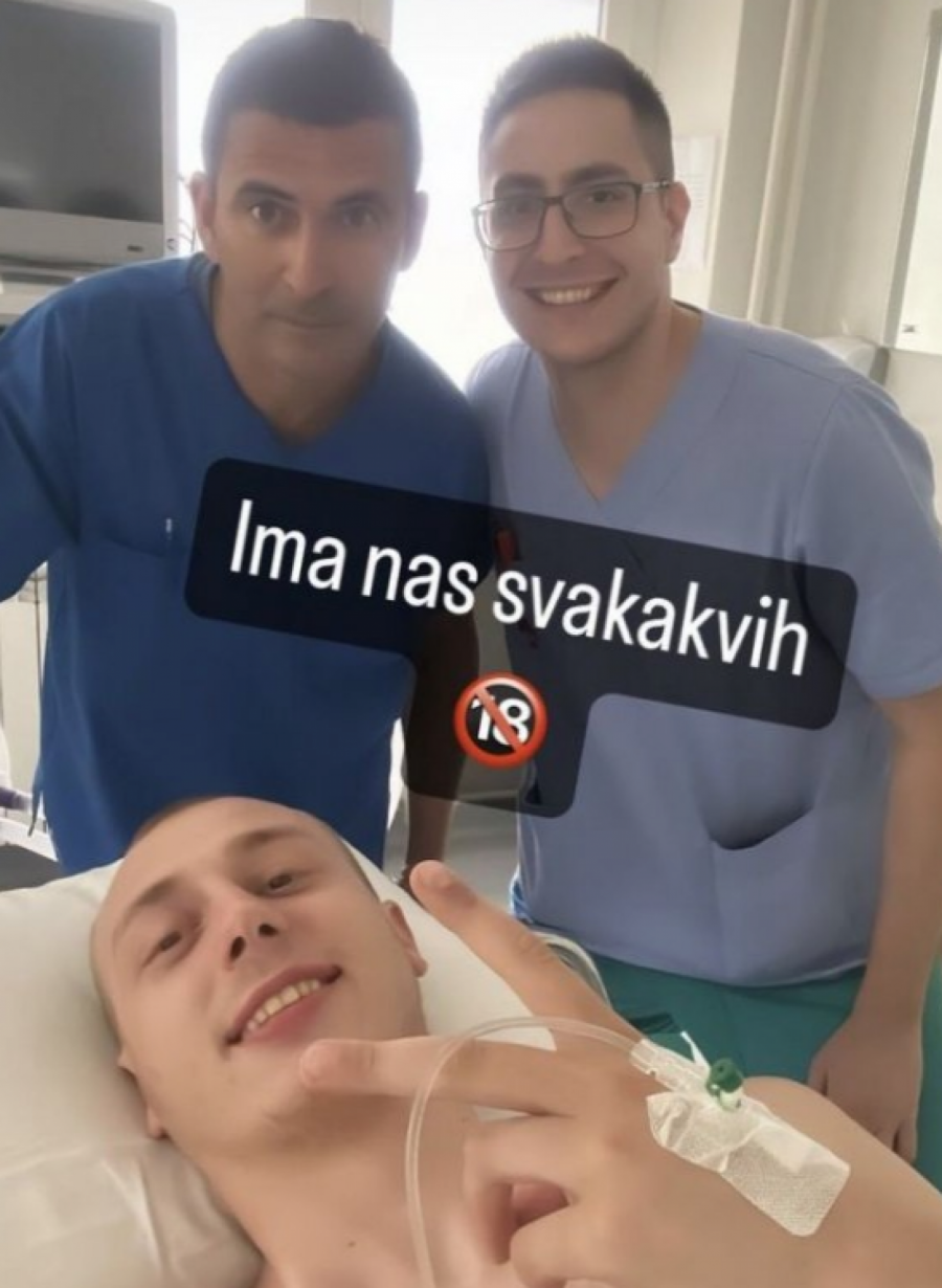Alen Smailagić u bolnici