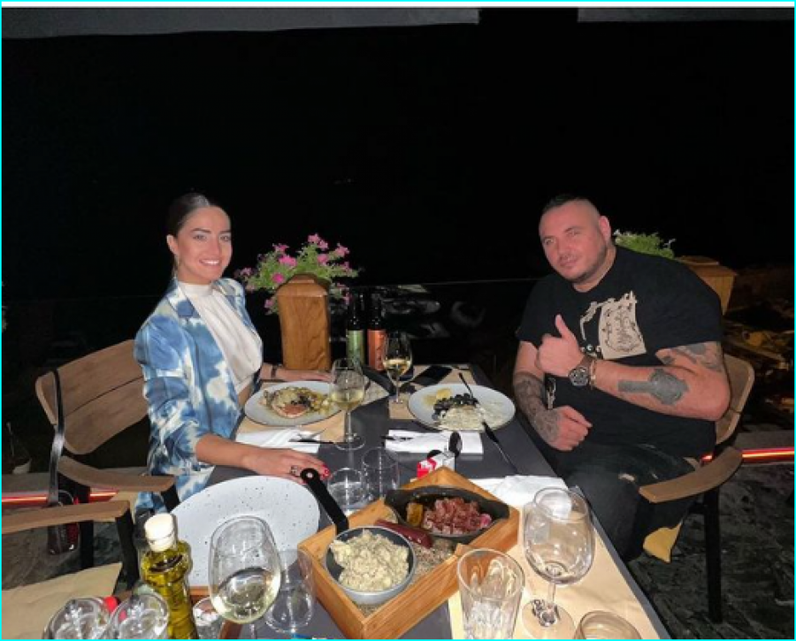 Anđela i Filip Car na večeri