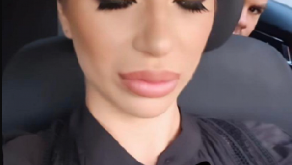 Miljana sa nepoznatim muškarcem