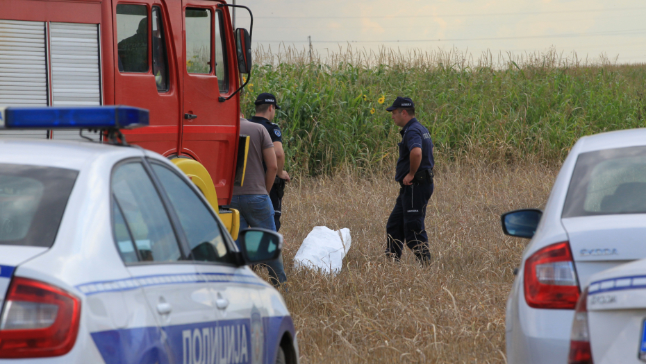 pad aviona  kod batajnice