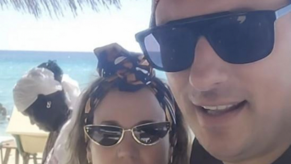 Andrija Milošević na letovanju