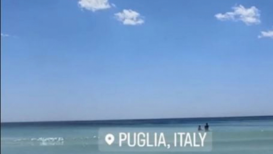 Andrija Milošević na letovanju