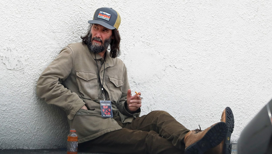 Kijanu Rivs kao beskućnik